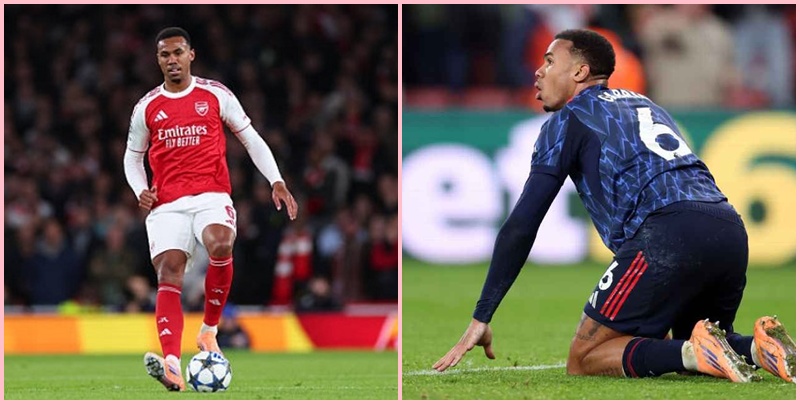 Arsenal mất Gabriel 2 tháng, Mosquera lấp chỗ trống