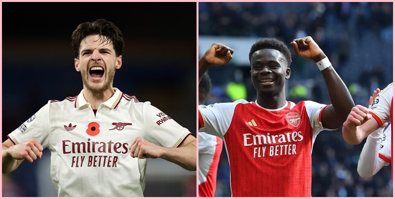 Bukayo Saka:”Declan Rice là cầu thủ quan trọng nhất Arsenal”