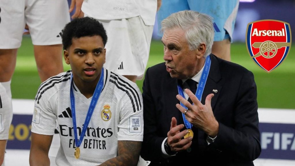 Carlo Ancelotti vô tình “dọn đường” để Arsenal tiến gần hơn với Rodrygo